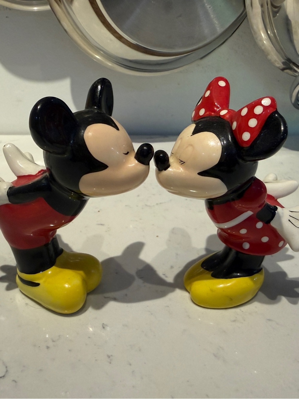 Mickey & Minnie Ceramic salt and pepper shakers